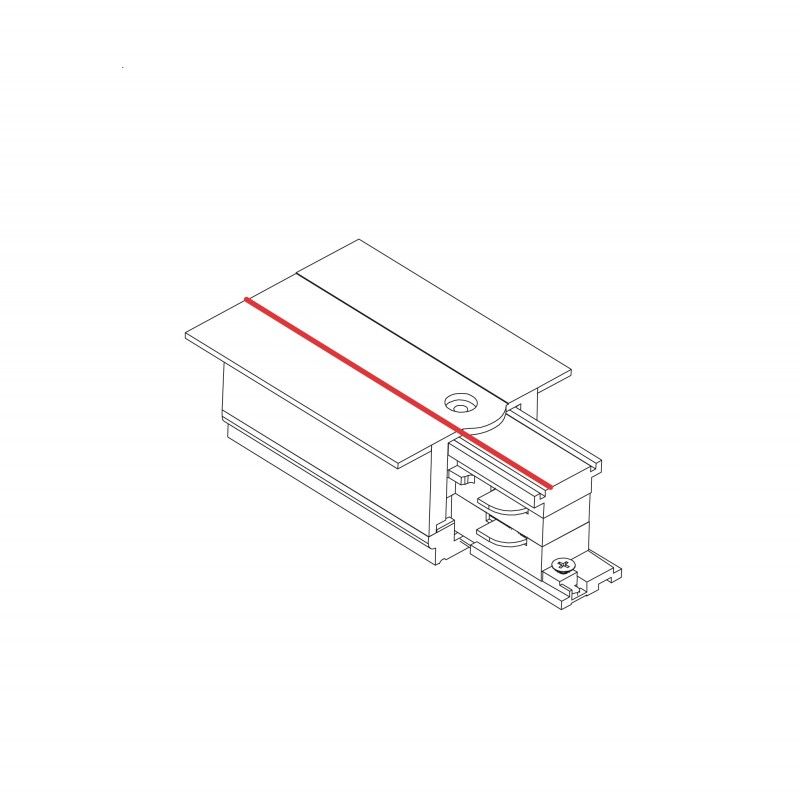 Nowodvorski CTLS RECESSED POWER END CAP RIGHT ( PE-R ) BLACK 8690