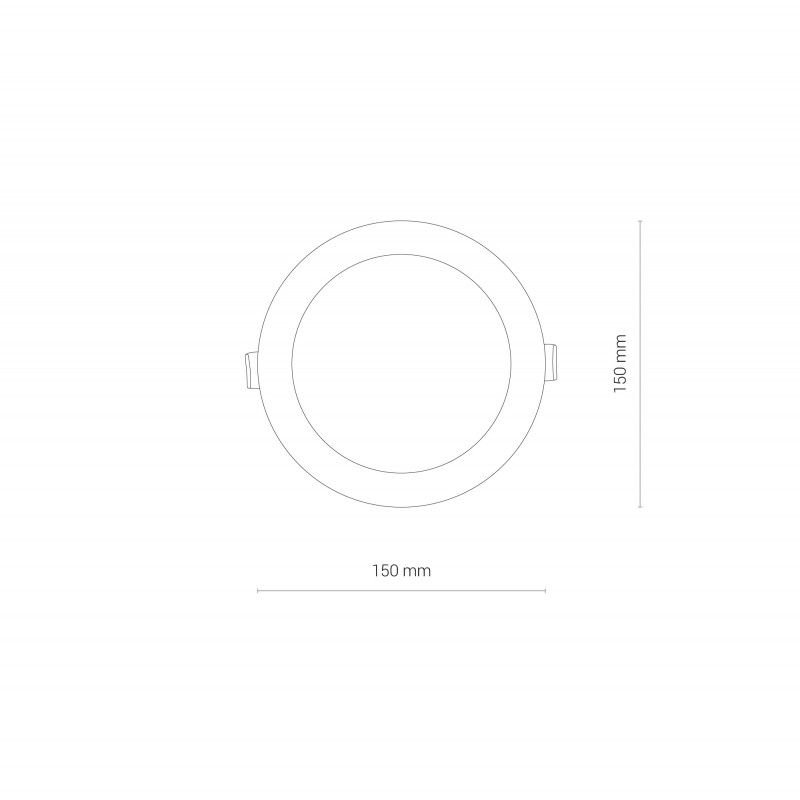 Nowodvorski bodové svietidlo zápustnéCL IOS 8780