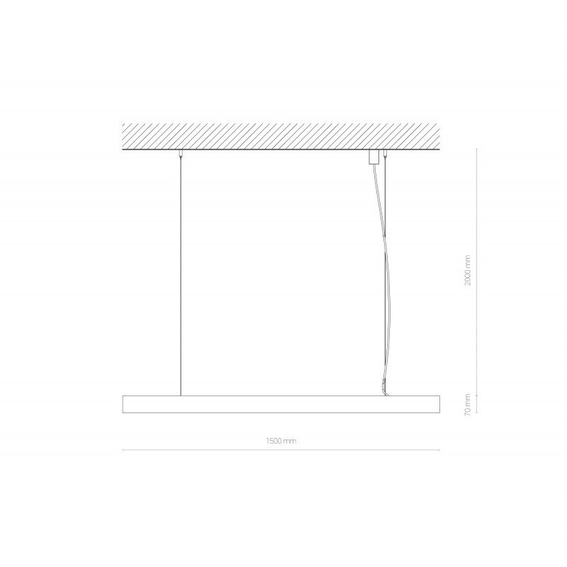 Nowodvorski CL OFFICE PRO LED 150 BLACK 3000K IP20 10213