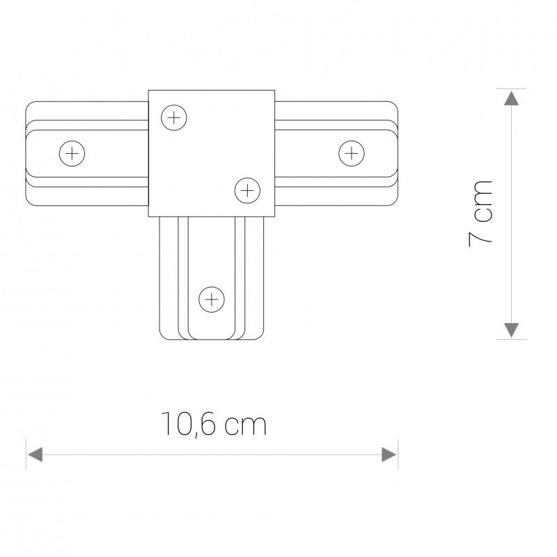 Nowodvorski profil T-CONNECTOR 9187