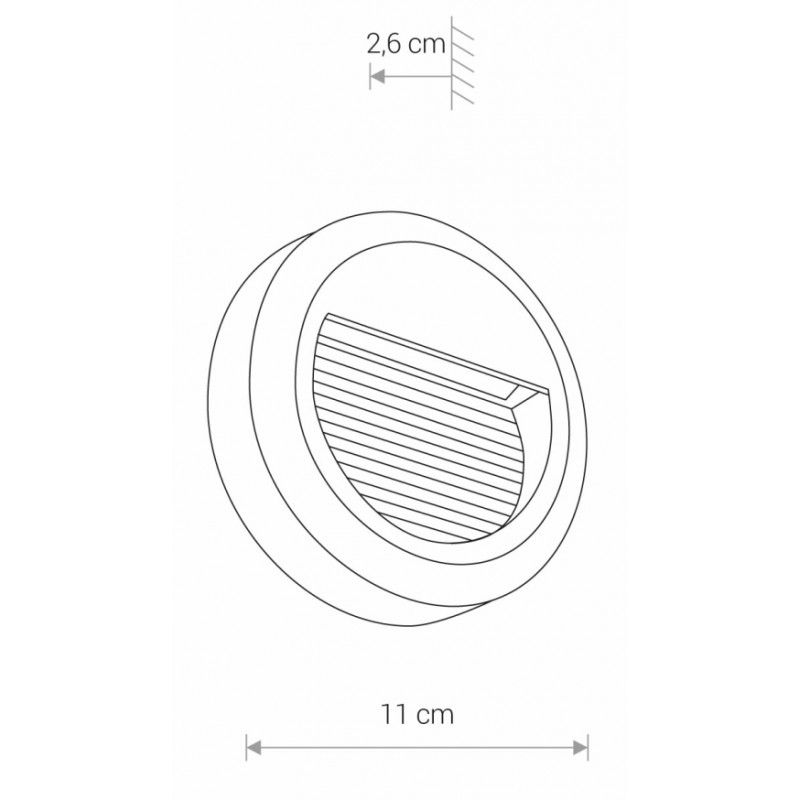 Nowodvorski SIDEWALK ROUND LED 8147