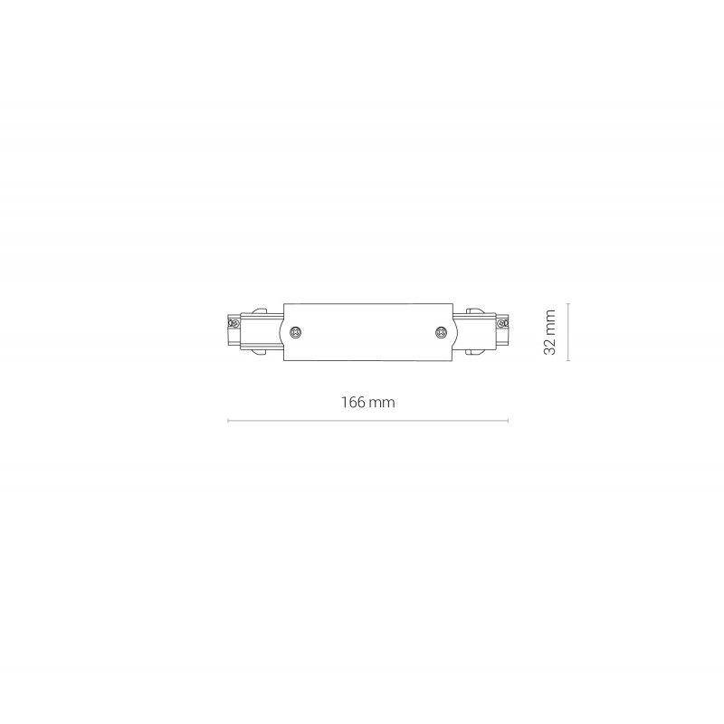 Nowodvorski CTLS POWER STRAIGHT konektor biely 8707