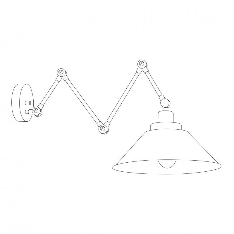 Nowodvorski nástenné svietidlo PANTOGRAPH 9126