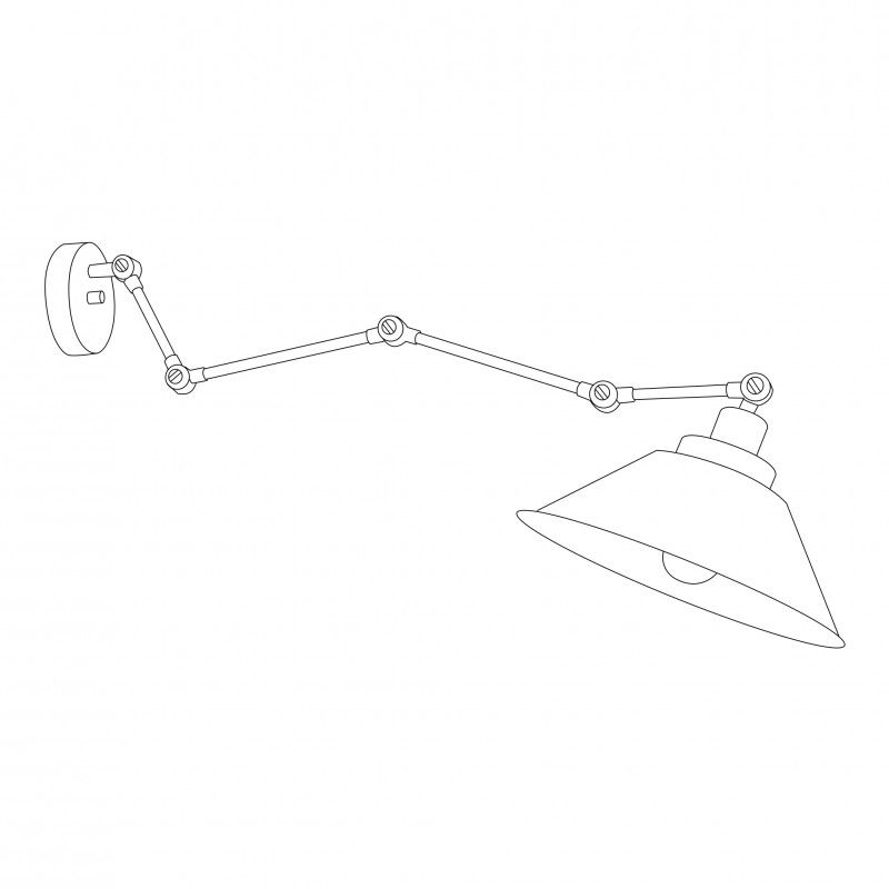 Nowodvorski nástenné svietidlo PANTOGRAPH 9126