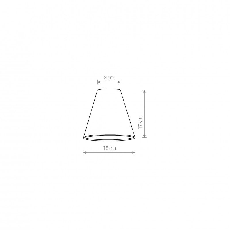 Nowodvorski Tienidlo CAMELEON CONE S V NB/G 8501 