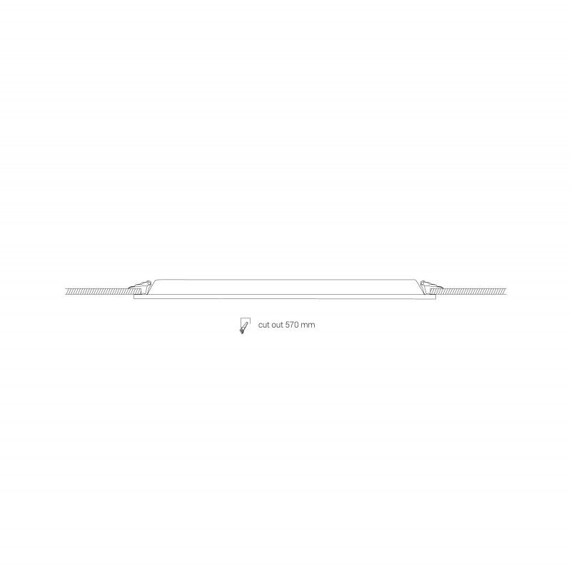 Nowodvorski CL ITAKA LED 40W, 3000K, 100° WHITE 8460