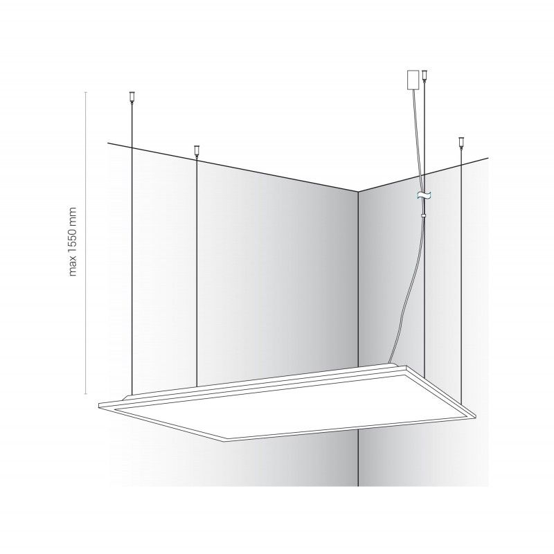 Nowodvorski CL ITAKA LED 40W, 3000K, 100° WHITE 8460