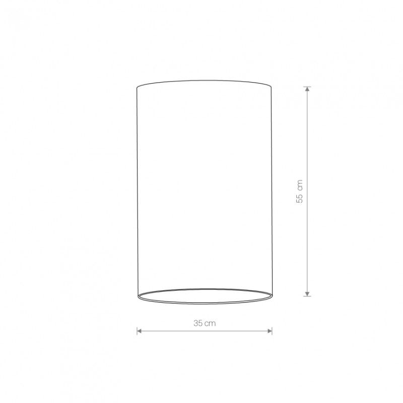 Nowodvorski lištové svietidlo závesné svietidlo CAMELEON BARREL L V NB/G 8510, h55 cm