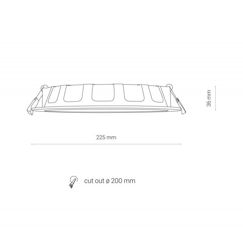 Nowodvorski bodové svietidlo zápustné CL IOS 8774