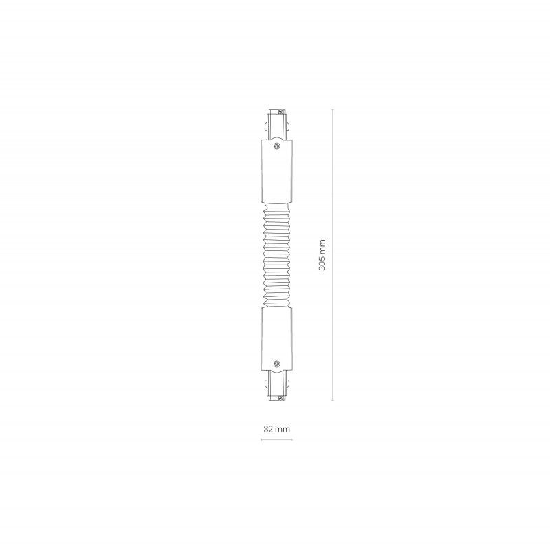 Nowodvorski CTLS POWER FLEX konektor biely 8698