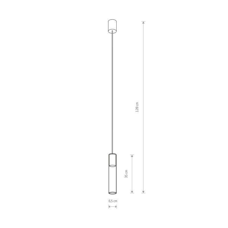 Nowodvorski CYLINDER BLACK L zwis 7864