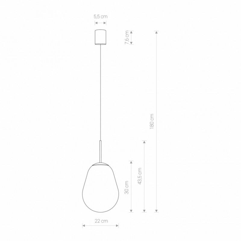 Nowodvorski závesné svietidlo PEAR 8673