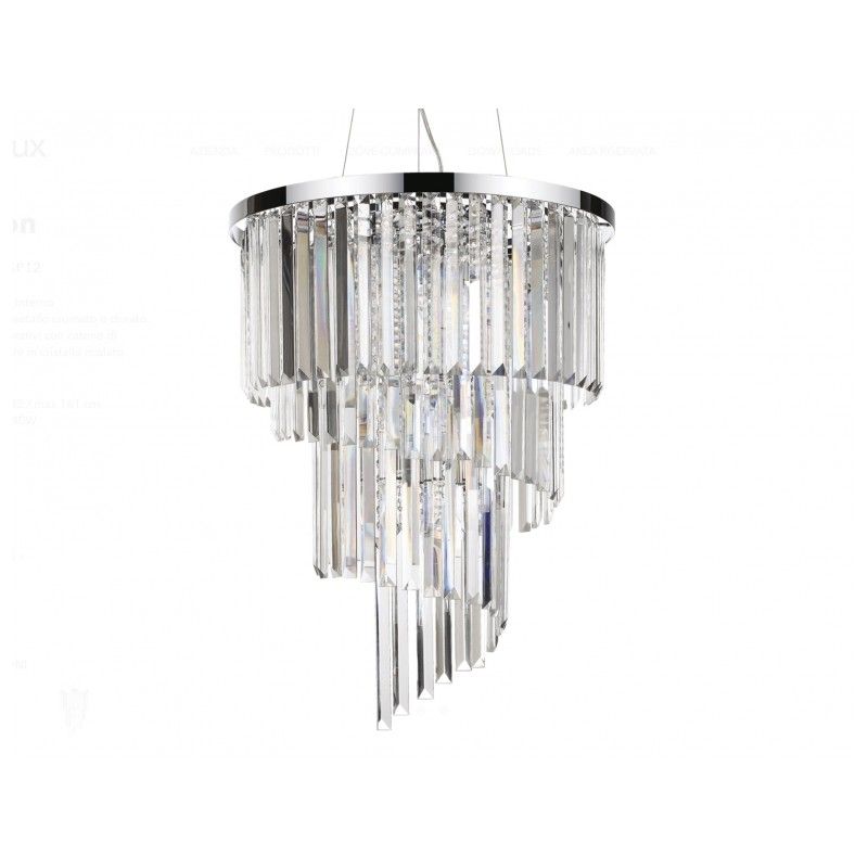 IDEAL LUX Carlton SP12 Cromo 166274