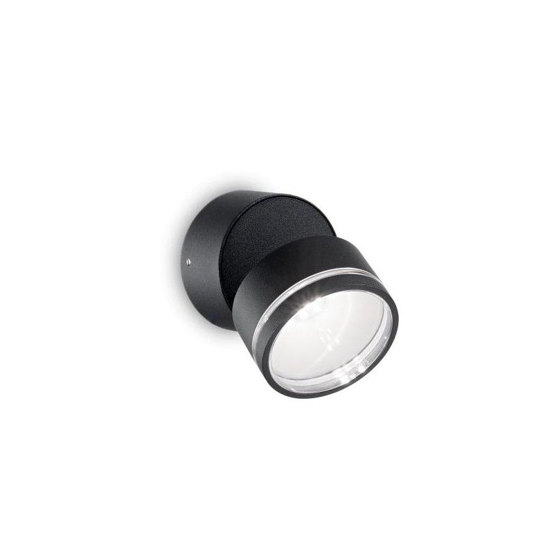 IDEAL LUX Omega AP Round Nero 4000K 165387