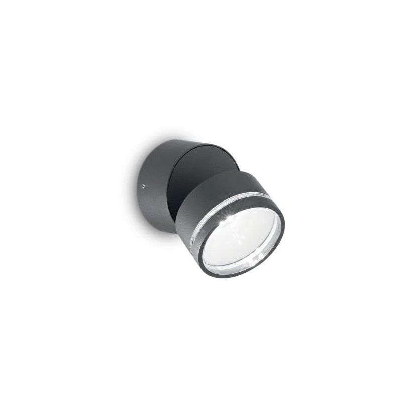 IDEAL LUX Omega AP Round Antracit 4000K 172552