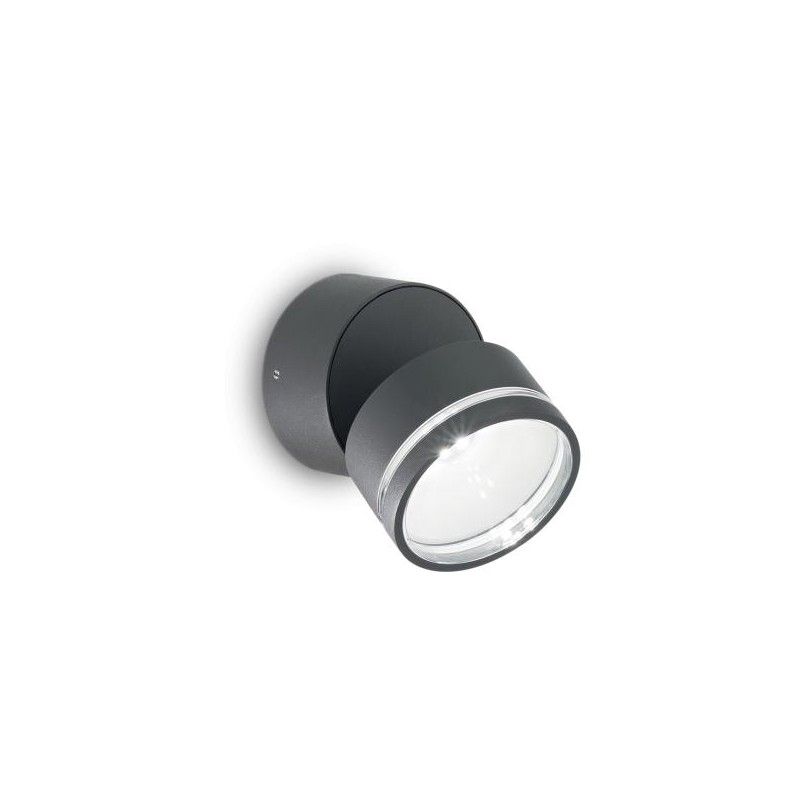 IDEAL LUX Omega AP Round Antracit 3000K 247076