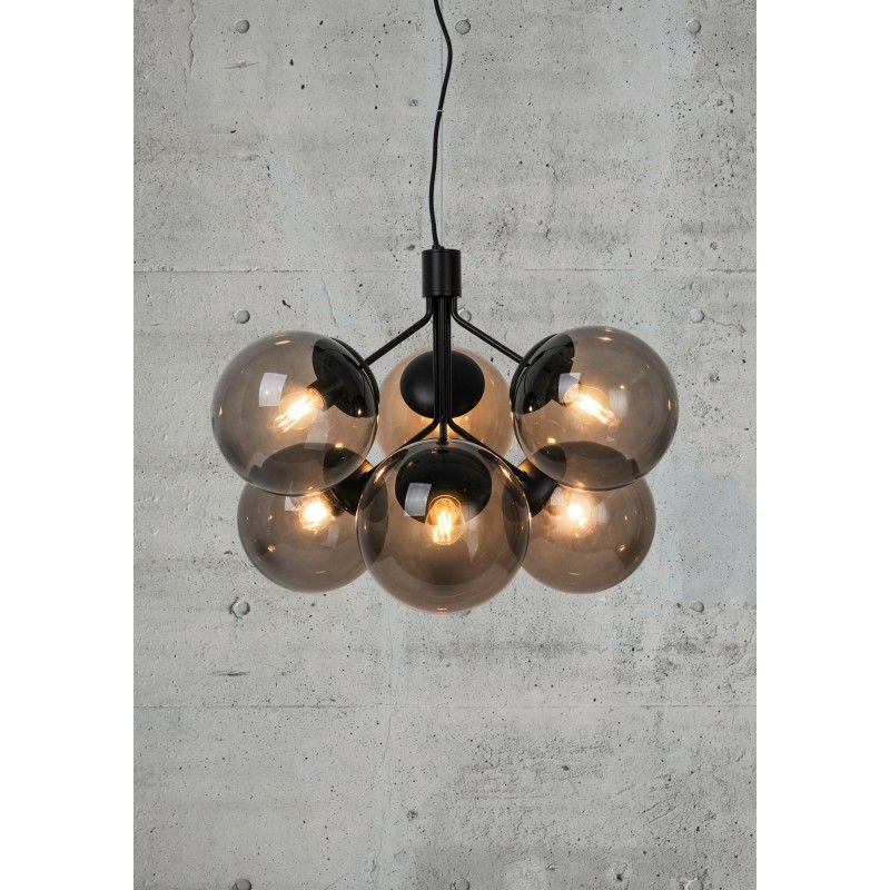 Nordlux Ivona 6-Pendant E27 Black 2112163003