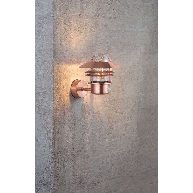 NORDLUX Blokhus Up Wall Sensor Copper 25031030