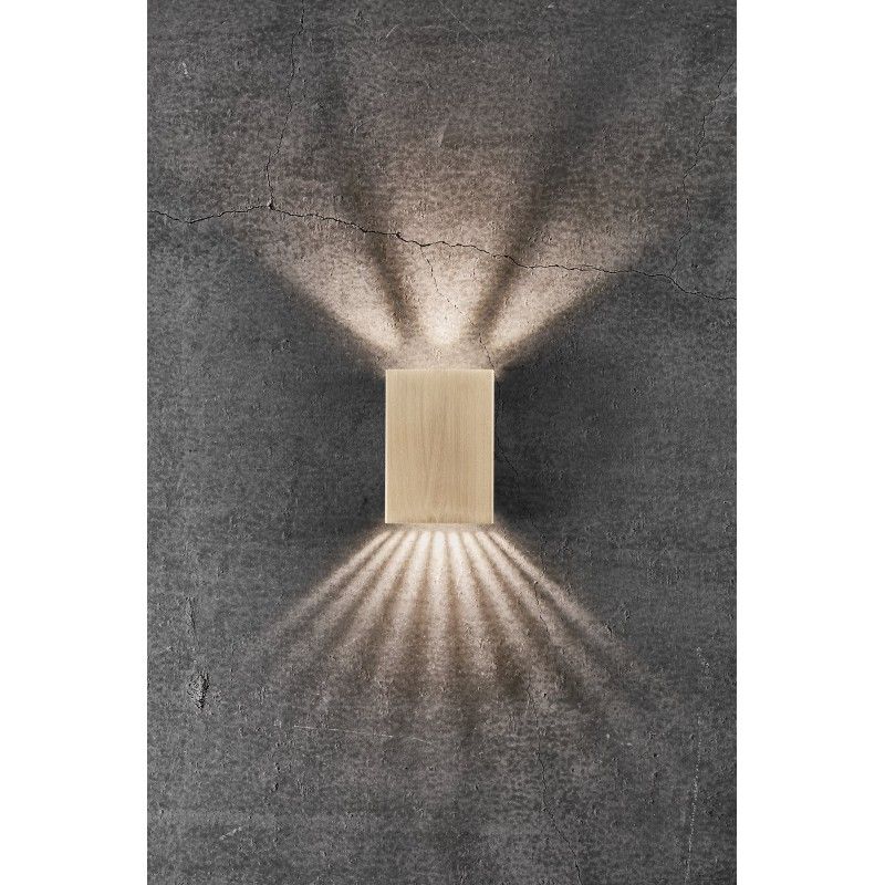 Nordlux Fold 10 2019041035 LED nástenné svetlo En.trieda 2021: F (A - G) LED  LED 7.5 W mosadz