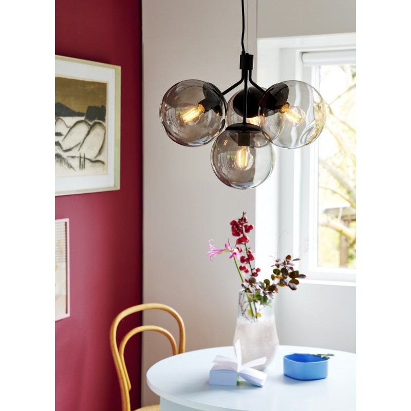 Nordlux IVONA 4-Pendant E27 black 2112153003