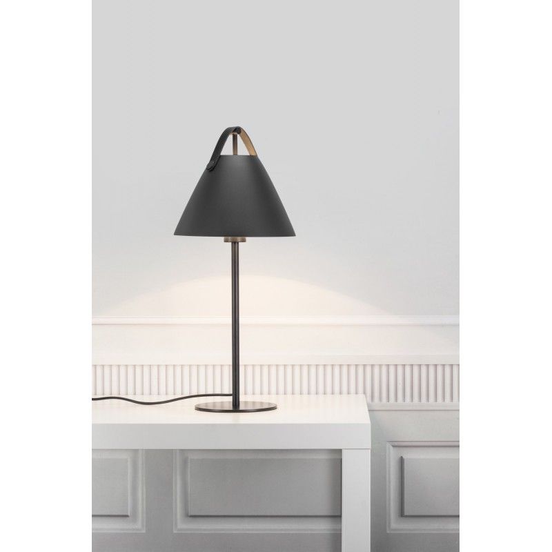 NORDLUX Strap stolné svietidlo čierne 46205003