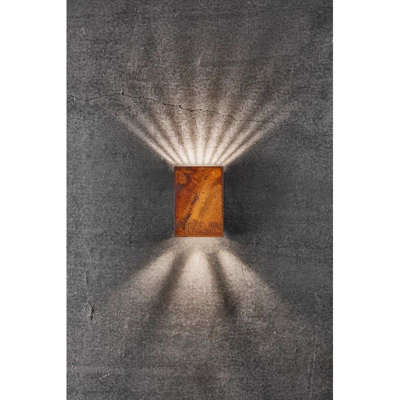 Nordlux Fold 10 2019041038 LED nástenné svetlo En.trieda 2021: F (A - G) LED  LED 7.5 W hrdzavá