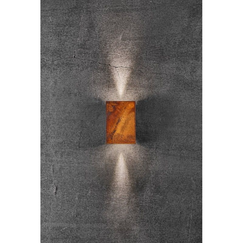 Nordlux Fold 10 2019041038 LED nástenné svetlo En.trieda 2021: F (A - G) LED  LED 7.5 W hrdzavá