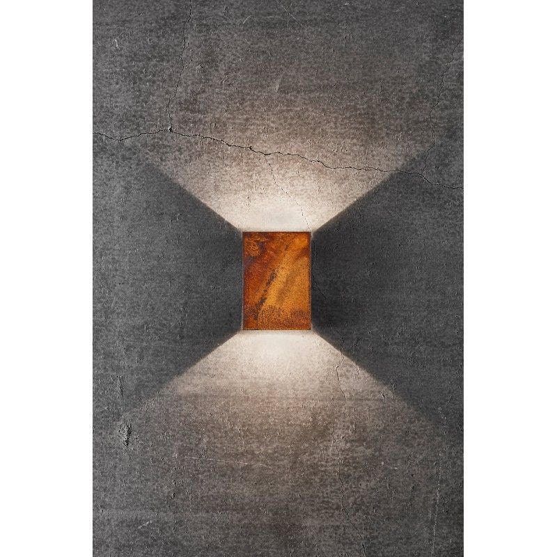 Nordlux Fold 10 2019041038 LED nástenné svetlo En.trieda 2021: F (A - G) LED  LED 7.5 W hrdzavá