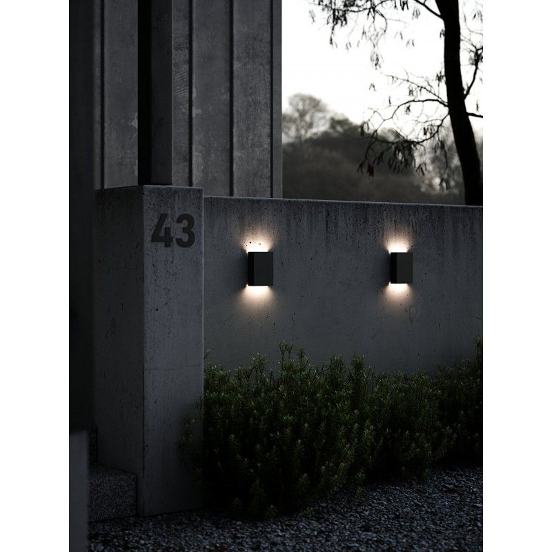 Nordlux Fold 15 2019051003 LED nástenné svetlo En.trieda 2021: E (A - G) LED  LED 6.40 W čierna
