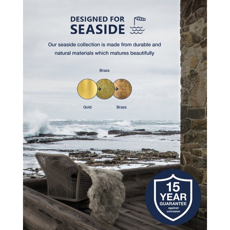 NORDLUX Polperro Wall Brass 49021035