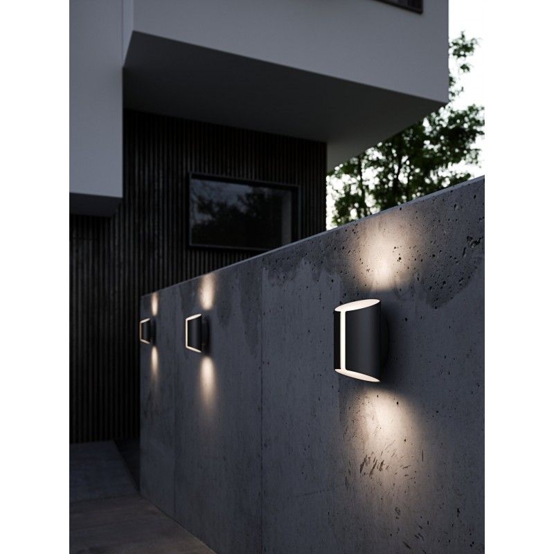 Nordlux Grip Smart 2118201003 LED vonkajšie nástenné osvetlenie  En.trieda 2021: F (A - G) LED  LED 10 W čierna