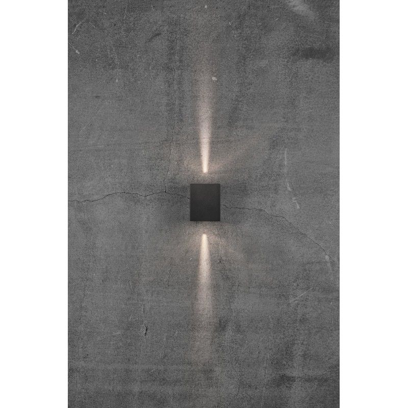 Nordlux Canto kubi2 49711003 LED vonkajšie nástenné osvetlenie   LED   12 W čierna