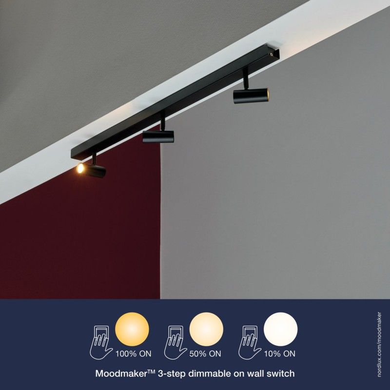 NORDLUX Omari 3-Rail LED Black 2112193003