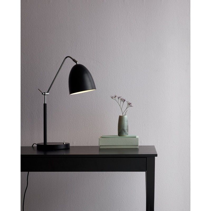 Nordlux Alexander 48635003 stolná lampa  E27 8 W  čierna