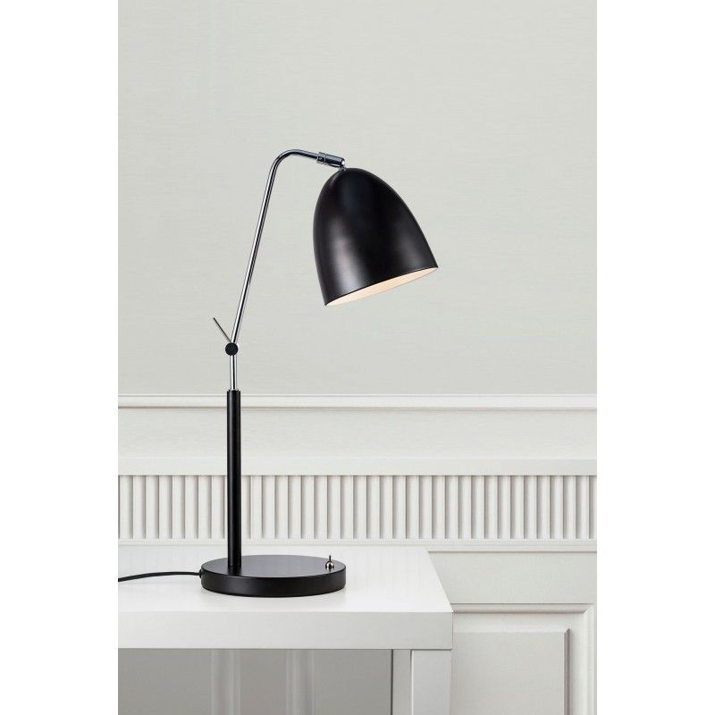 Nordlux Alexander 48635003 stolná lampa  E27 8 W  čierna