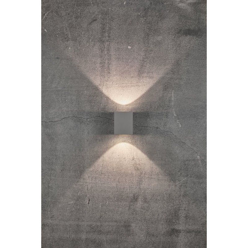 Nordlux Canto kubi2 49711010 LED vonkajšie nástenné osvetlenie     12 W sivá