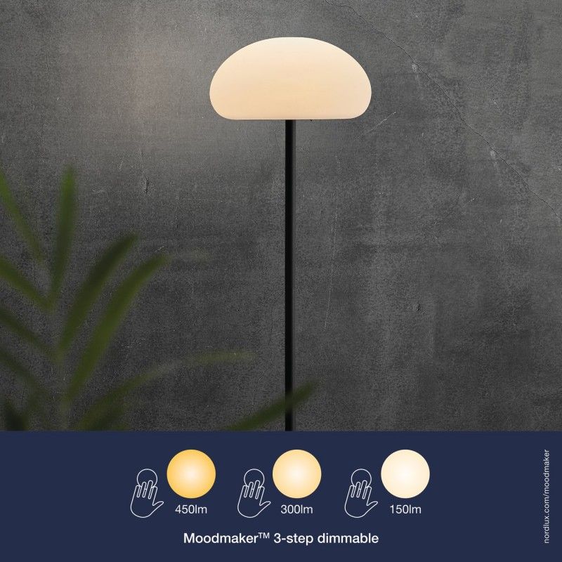 Nordlux Sponge 34 2018165003 akumulátorová stolná lampa LED  LED 9.5 W  biela