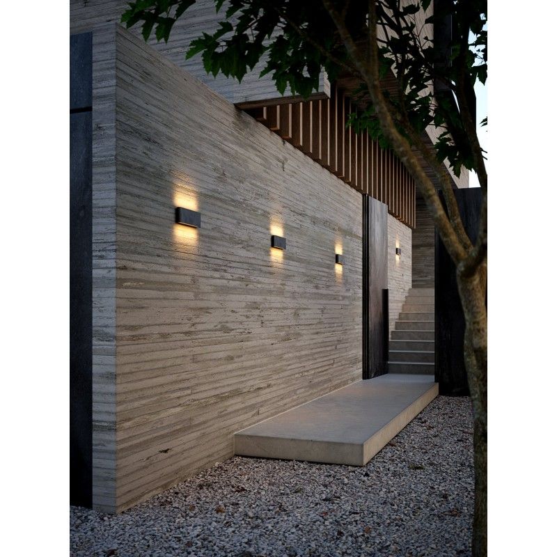 Nordlux Kniver 2118181003 vonkajšie osvetlenie  En.trieda 2021: E (A - G) LED  pevne zabudované LED osvetlenie  čierna