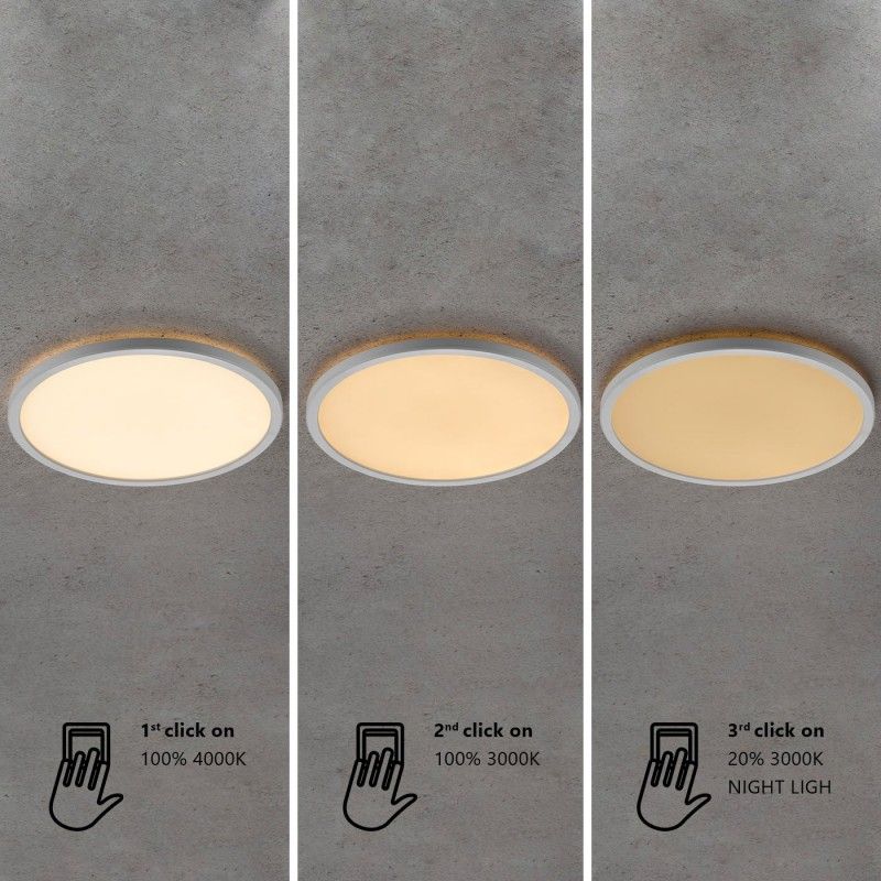 Nordlux 2015106155 Oja 42 LED stropné svietidlo LED  LED En.trieda 2021: E (A - G) 19 W niklová