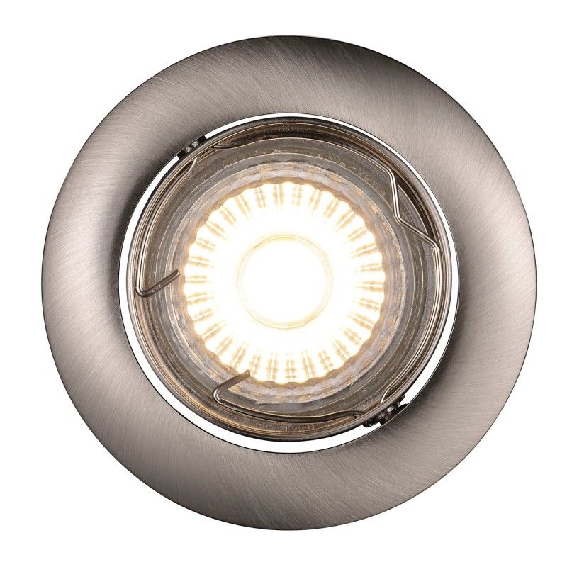 NORDLUX Recess 3x3W LED COB Brushed steel 84650032