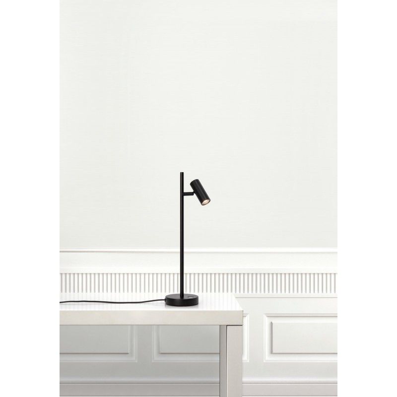Nordlux Omari 2112245003 stolná lampa LED  pevne zabudované LED osvetlenie 3.2 W En.trieda 2021: F (A - G) čierna