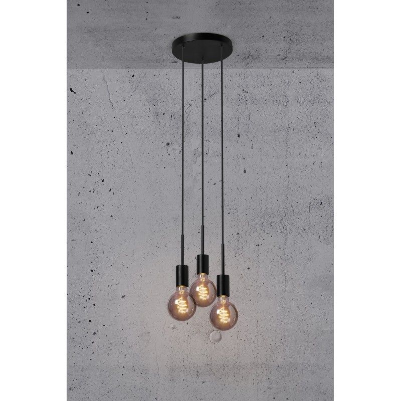NORDLUX Paco 3-Pendant Black 2112063003