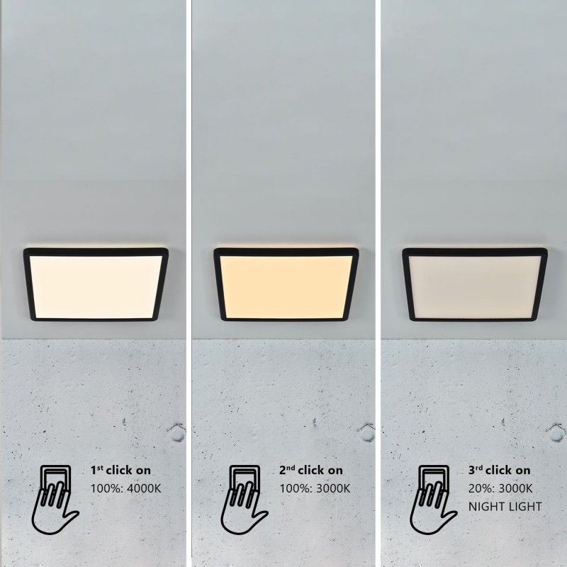 Nordlux 2015066103 Oja Square 29 LED stropné svietidlo LED  LED En.trieda 2021: E (A - G) 14.5 W čierna