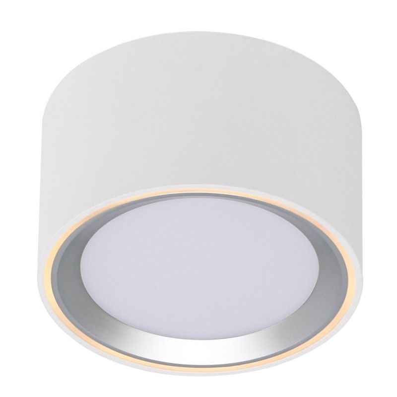 Nordlux Fallon LED osvetlenie na stenu / strop  LED  pevne zabudované LED osvetlenie 8.5 W  teplá biela biela, nerezová oceľ