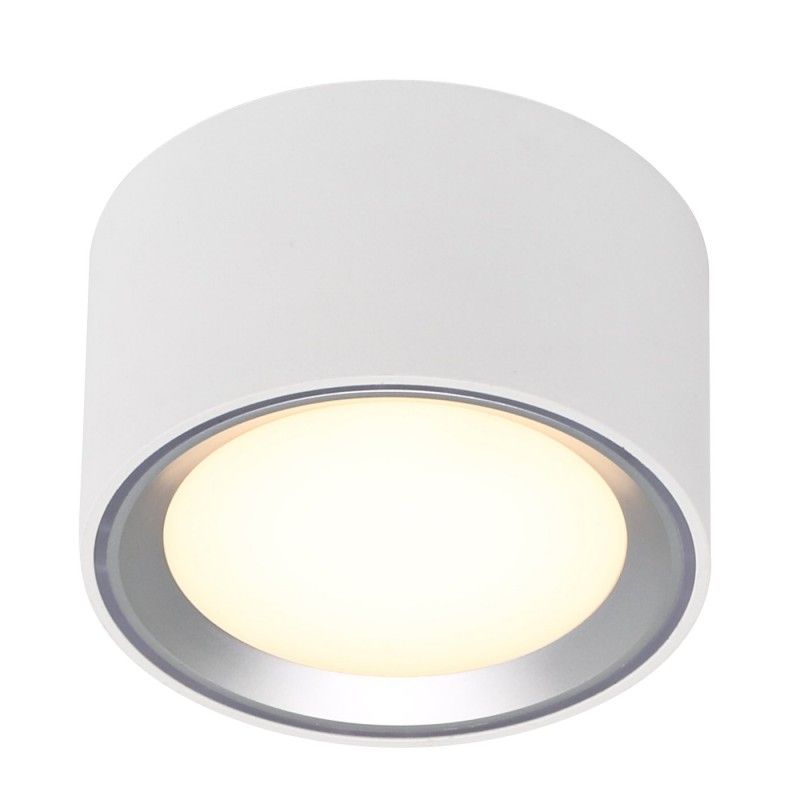 Nordlux Fallon LED osvetlenie na stenu / strop  LED  pevne zabudované LED osvetlenie 8.5 W  teplá biela biela, nerezová oceľ
