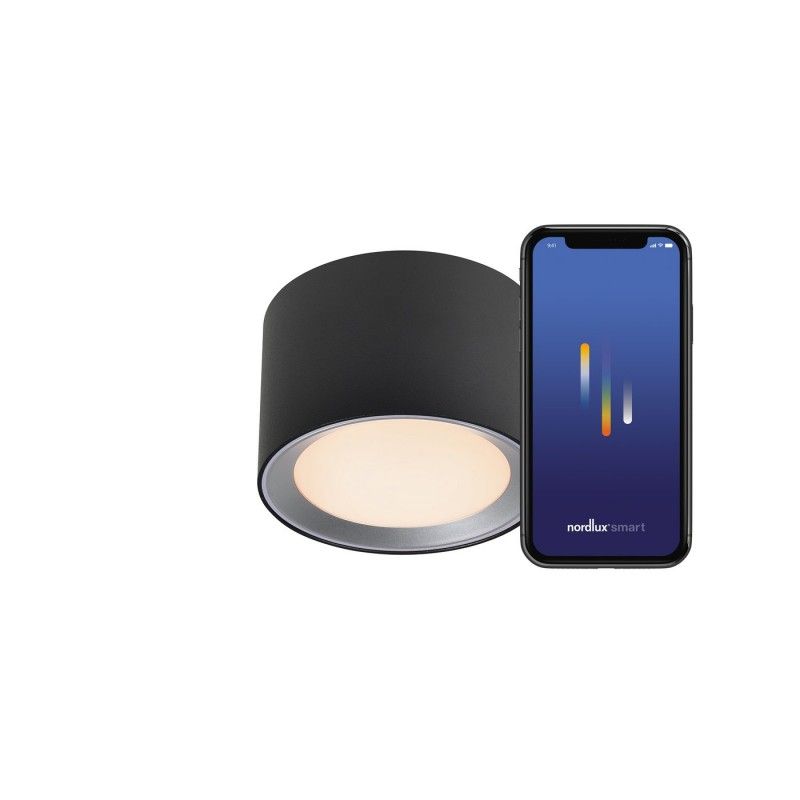Nordlux 2110840103 Landon Smart LED stropné svietidlo LED  LED En.trieda 2021: F (A - G)  čierna