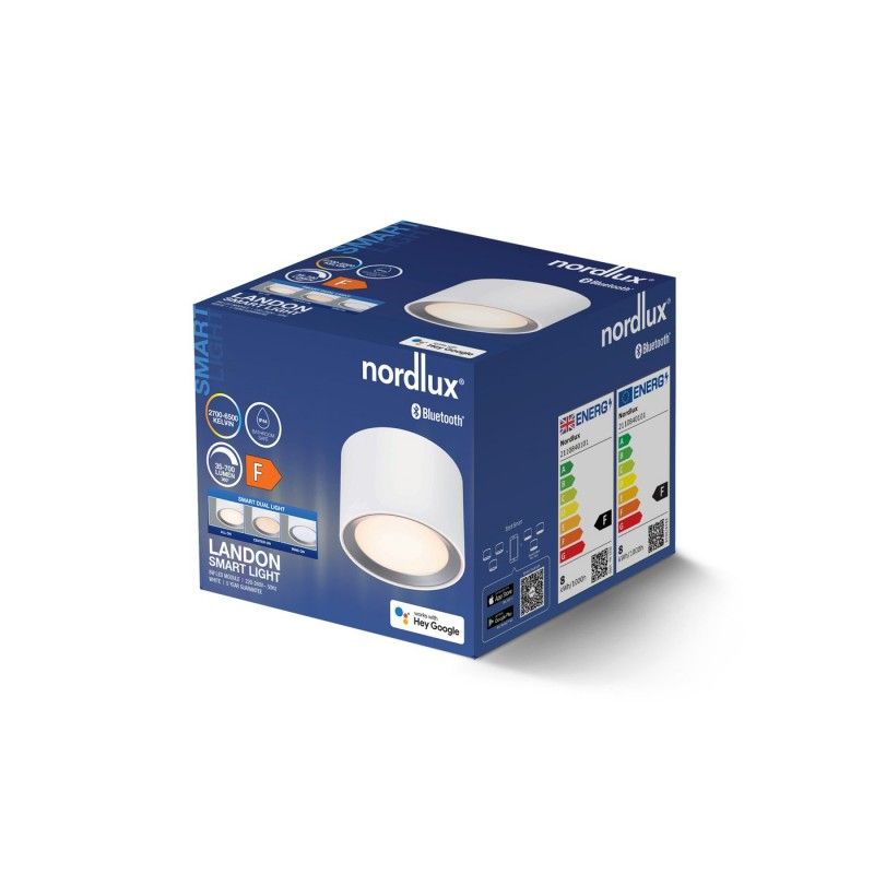 Nordlux 2110840101 Landon Smart LED stropné svietidlo LED  LED En.trieda 2021: F (A - G) 8 W biela