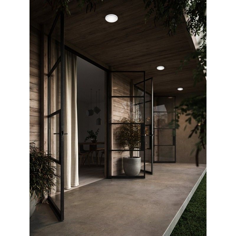 Nordlux Cuba Bright Round 2019171001 LED vonkajšie nástenné osvetlenie  En.trieda 2021: E (A - G) LED  LED 14 W biela
