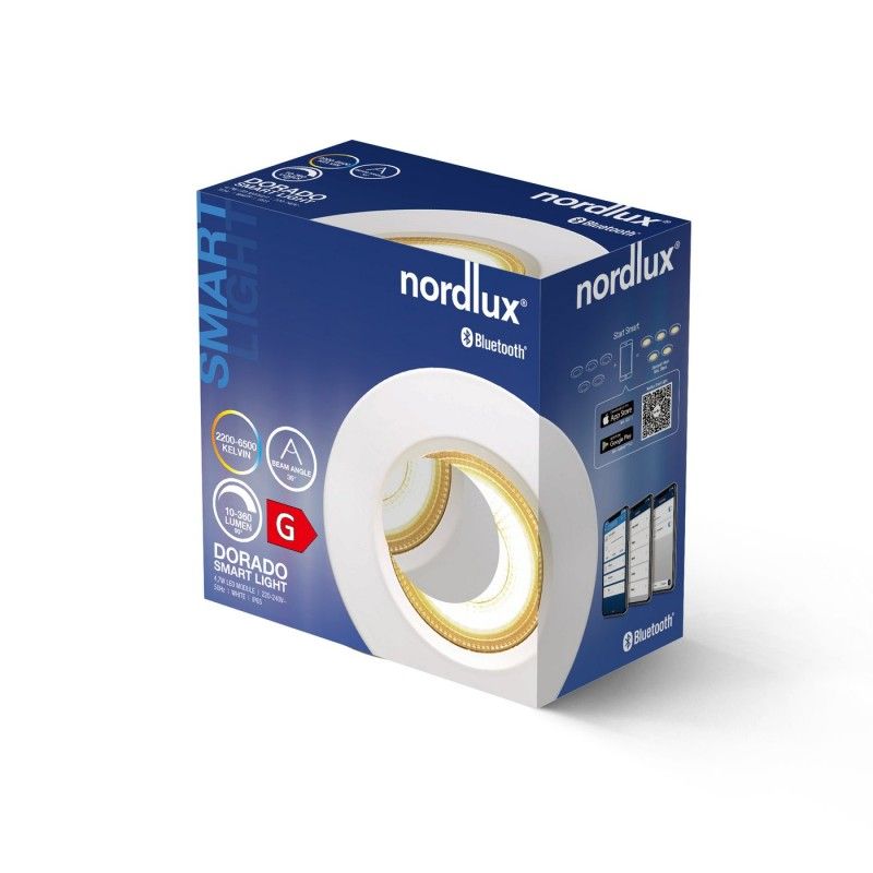 Nordlux Dorado LED vstavané kúpeľňové svetlo  LED  En.trieda 2021: G (A - G) LED 4.7 W IP65 biela