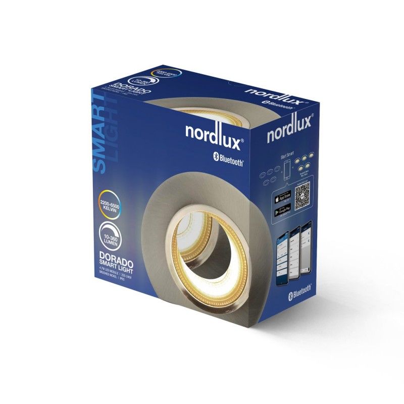 Nordlux Dorado LED vstavané kúpeľňové svetlo  LED  En.trieda 2021: G (A - G) LED  IP65 niklová